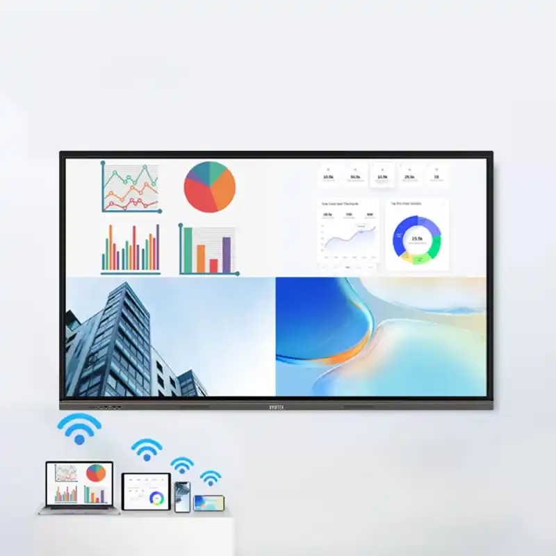 BYINTEK LCD Board Smart 4K 75 Inches Smart Board Education Touch Screen Smart Whiteboard Interactive Board for School/College